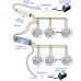 Преобразователь напряжения с дист.упр. Drv360, RGB 4 пр., 216Вт, 12В DC, пульт