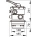 Верхний вентиль 1,5" (хомут) к фильтрам серии CP, EP, EPW. D350-700;