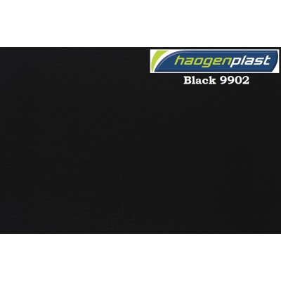 Пленка ПВХ 1,65х25,00м "Haogenplast", Black, черный