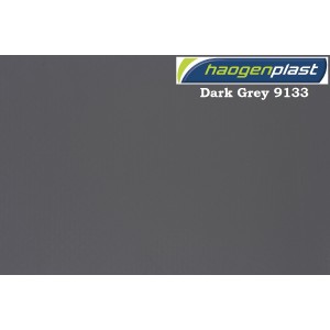 Пленка ПВХ 1,65х25,00м "Haogenplast Unicolors", Dark Grey, темно-серый
