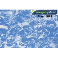 Пленка ПВХ 1,65х25,00м "Haogenplast", Granit NG 1, светлый гранит