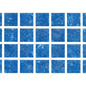 Пленка ПВХ 1,65х25,00м "Haogenplast Matrix",  Blue-3D, синяя мозайка-3D