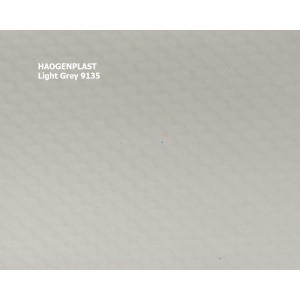 Пленка ПВХ 2,05х25,00м "Haogenplast Unicolors", Light Grey, светло-серый /9135