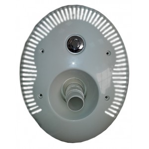 Лицевая панель кругл из ABS-пластика противотока универсальн.в комплекте Краны шар.d63мм и d75мм