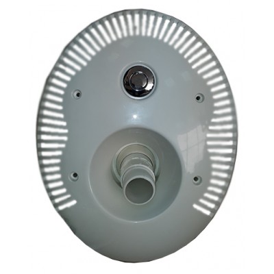Лицевая панель кругл из ABS-пластика противотока универсальн.в комплекте Краны шар.d63мм и d75мм